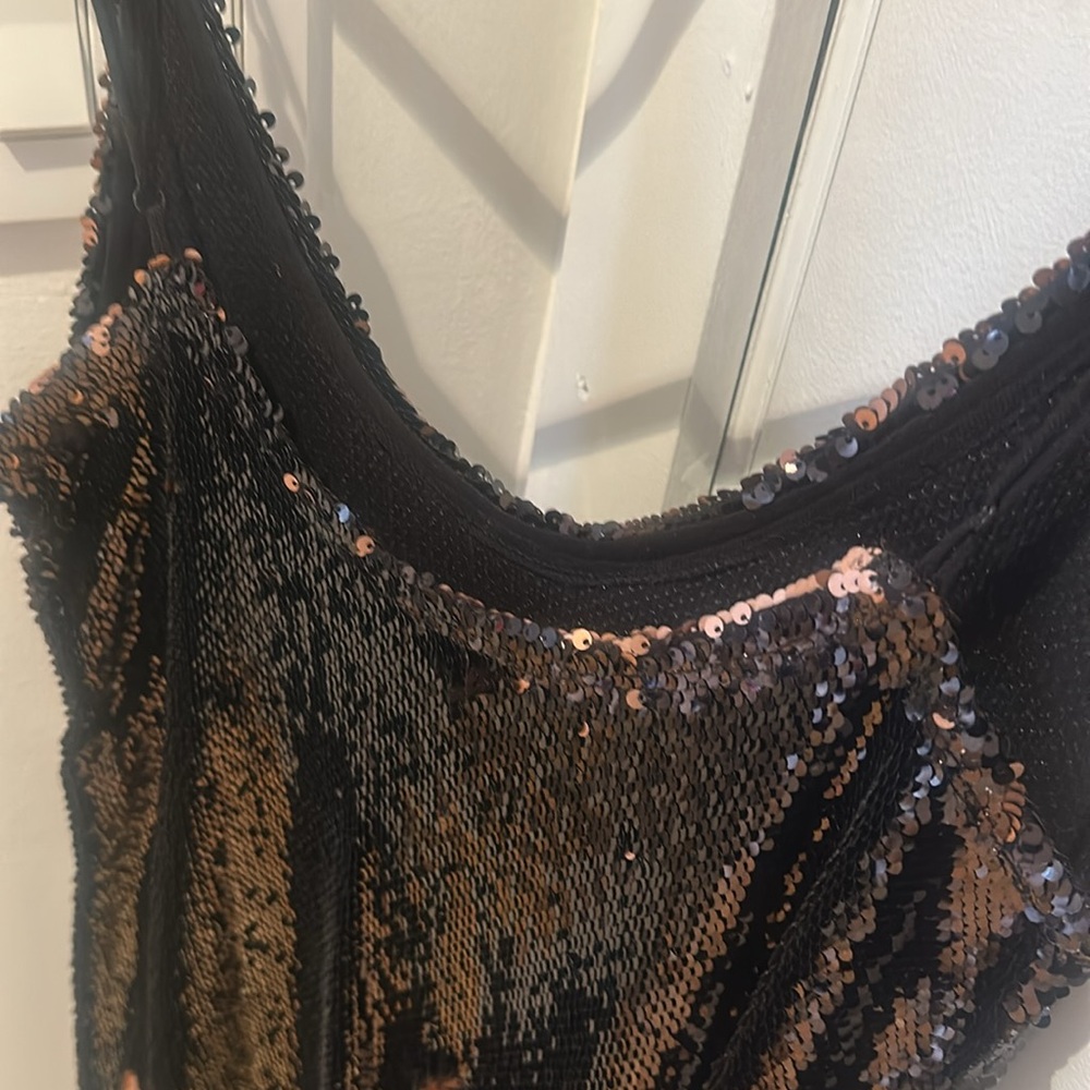 Free People Seeing Double Sequin Slip Dress - Picture 11 of 12